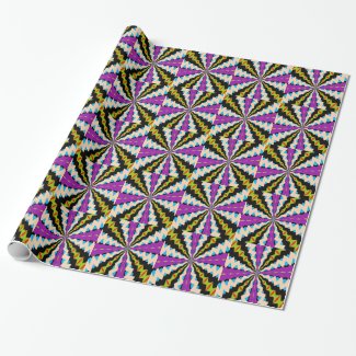 Kaleidoscope Design Wrapping Paper
