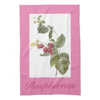 Raspberries Kitchen Towels