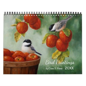 Beautiful Bird Paintings Calendar