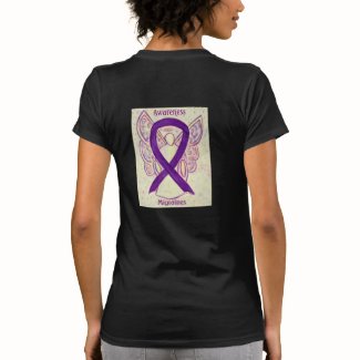 Migraines Awareness Ribbon Angel Custom Shirts