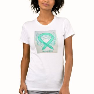 Hepatitis B (HBV) Awareness Ribbon Angel Shirt