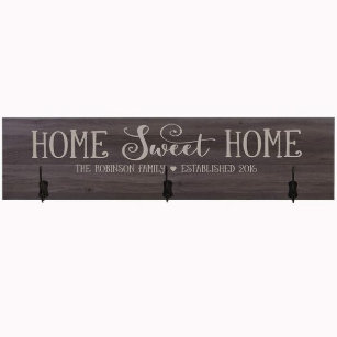 Home Sweet Home Gorgeous Salt Oak Wooden Coat Rack