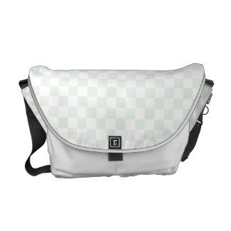 Sea Anemone Gingham Pattern Courier Bag