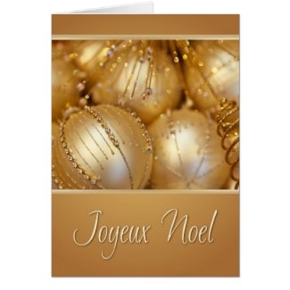 Joyeux Noel French Christmas Card