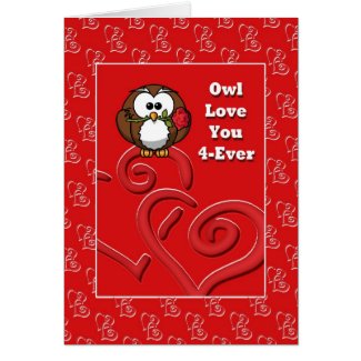Owl Love You Forever Anniversary Card