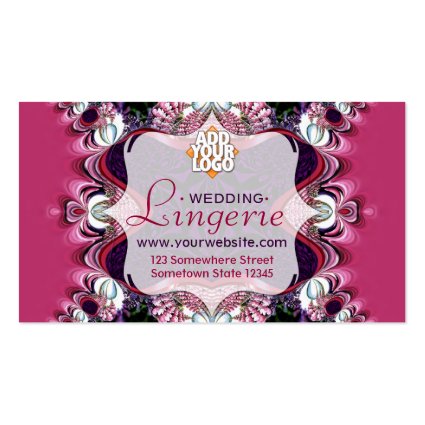 Bridal Lingerie Fashion Business Cards