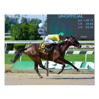 River Dog Winning the Mike Lee Stakes Photo Print