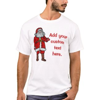 Santa Claus Christmas Cartoon Personalized T-Shirt