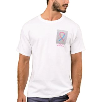 Pink &amp; Blue Ribbon Angel Cause Awareness shirts