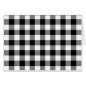 Black and White Gingham Pattern Card