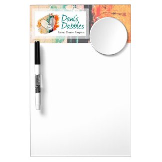 Magnetic Notepad with Mirror, Large Rectangle
