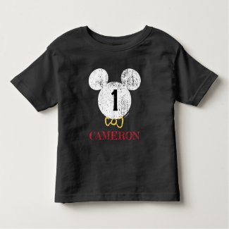 Mickey Mouse Icon Chalkboard Toddler T-shirt