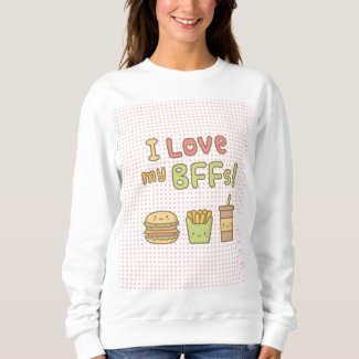 I Love My BFF BFF Food Shirts