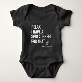 Funny Accountant Spreadsheet Joke Accounting Baby Bodysuit