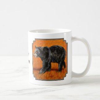Autumn Black Bear Coffee Mug