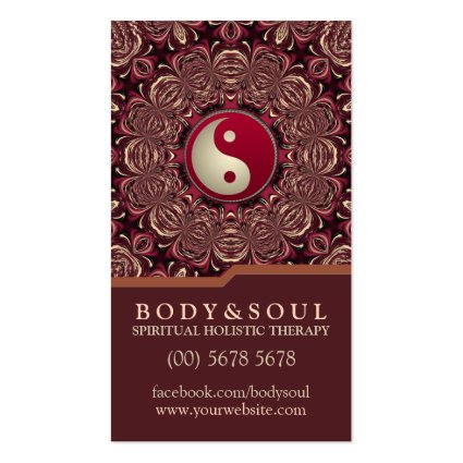 Deep Earth Holistic Therapy New Age Business Cards