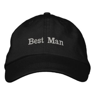 Best Man Embroidered Baseball Cap