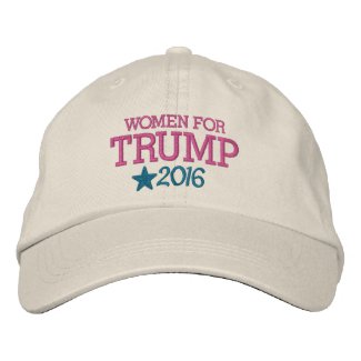 Women for Donald Trump - President 2016 Embroidered Baseball Cap