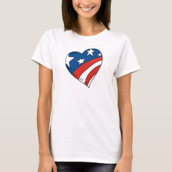Patriotic Heart t-shirt