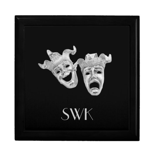Comedy and Tragedy Monogram Mask Box