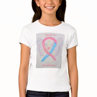 Baby Safe Haven Ribbon Awareness Angel Shirt
