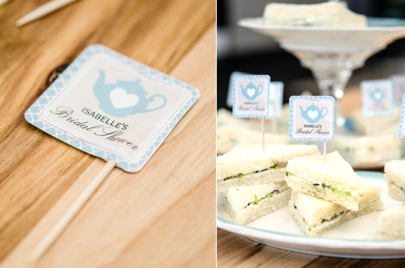 DIY Wedding Series: Bridal Shower Hors d’Oeuvre Flags