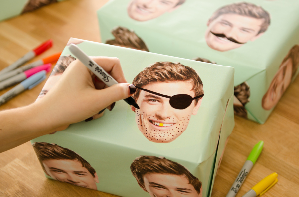 DIY Custom Wrapping Paper #zazzle