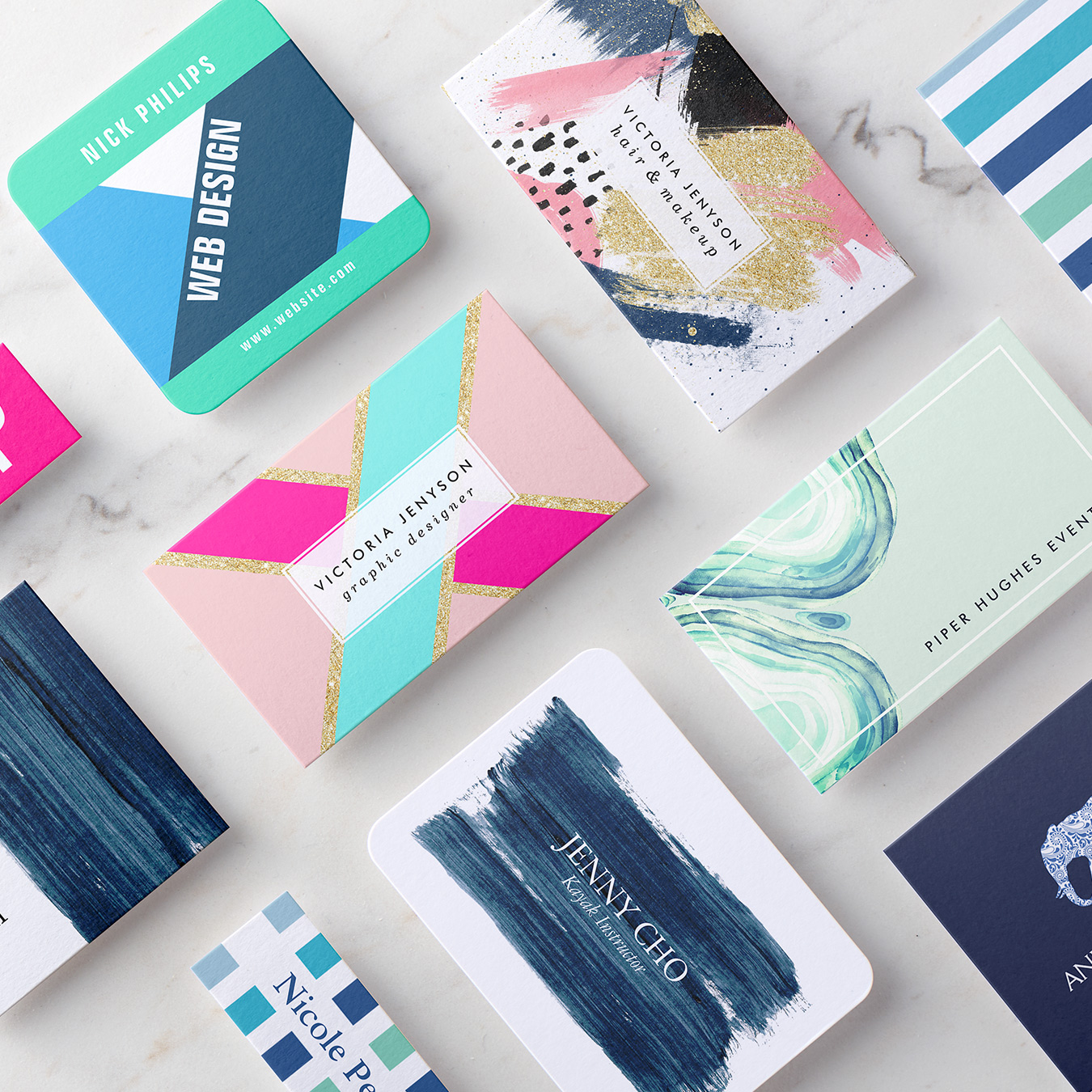 business card Color Palette