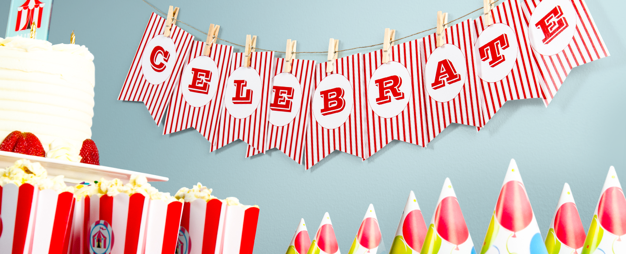 DIY Birthday Series- Postcard Bunting