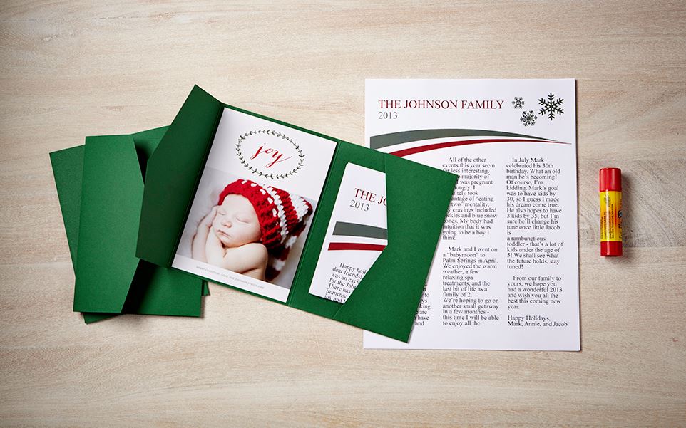 DIY Holiday Card Series- Family Newsletter