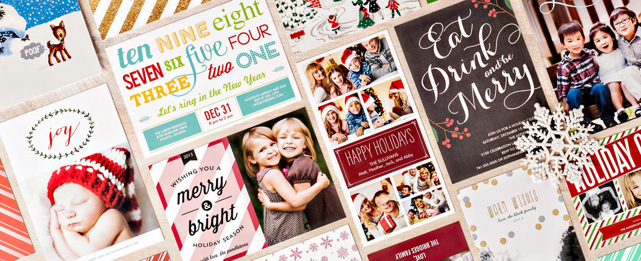 DIY Holiday Card Series- Holiday Card Wreath