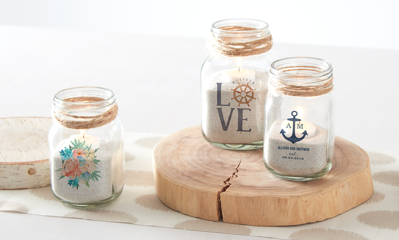 DIY Mason Jar Salt and Pepper Shakers