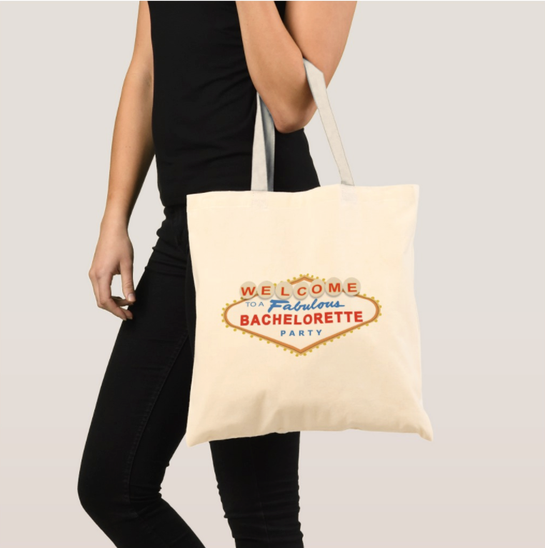 Las Vegas Sign Bachelorette Party Tote