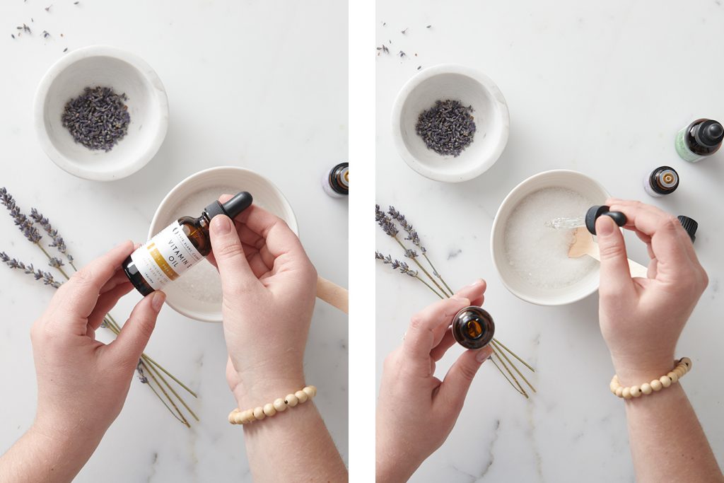 Mother's Day Salt Scrub Step 1