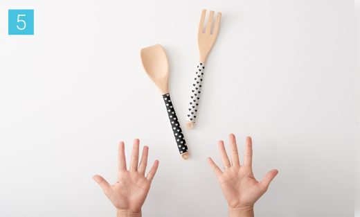Step 5 - DIY Fabric Serving Utensils