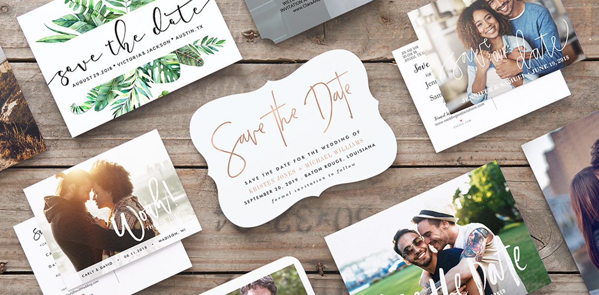 Zazzle save the date deals