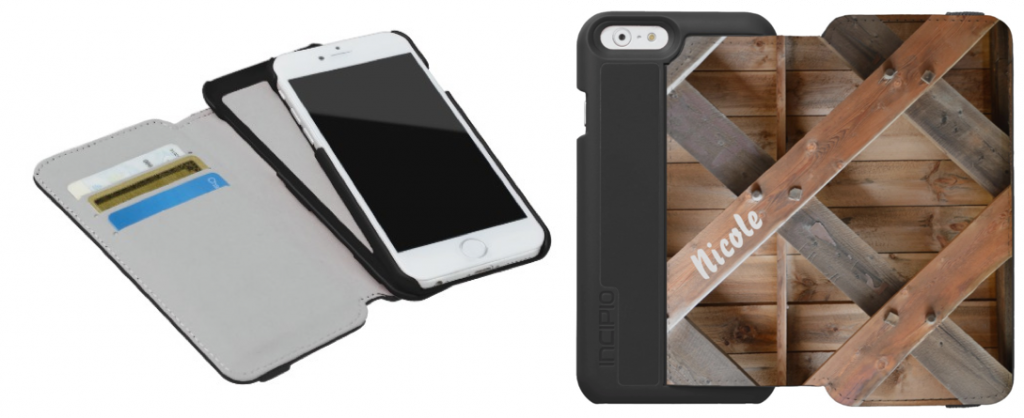 Wooden Frame iPhone Wallet Case
