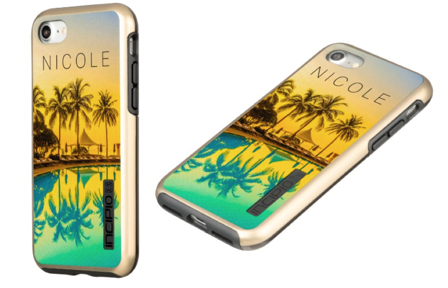 iPhone 7 DualPro Shine, Gold Incipio DualPro Shine iPhone 8/7 Case