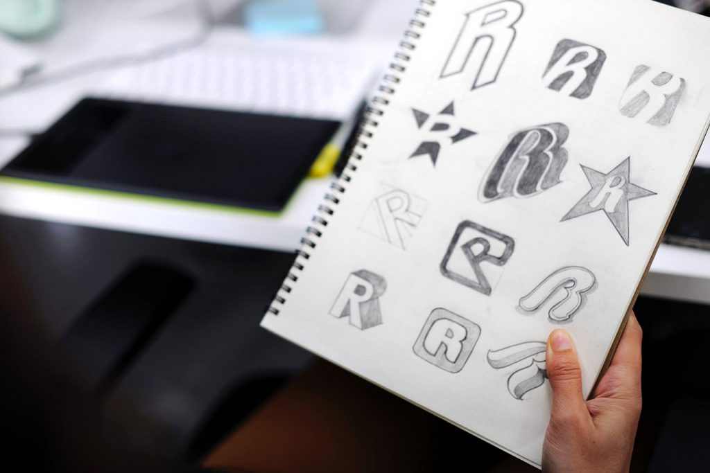 Sketch out your ideas for the ideal logo