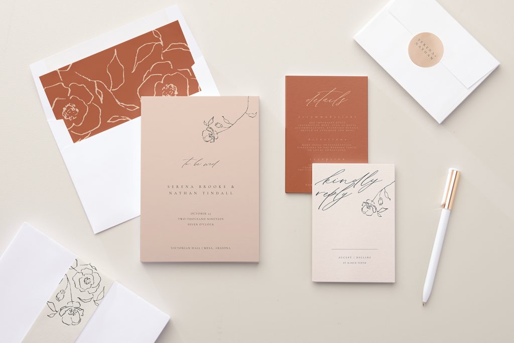 create your own wedding stationery