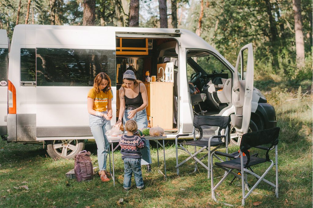 Check out RV or Van Camping options