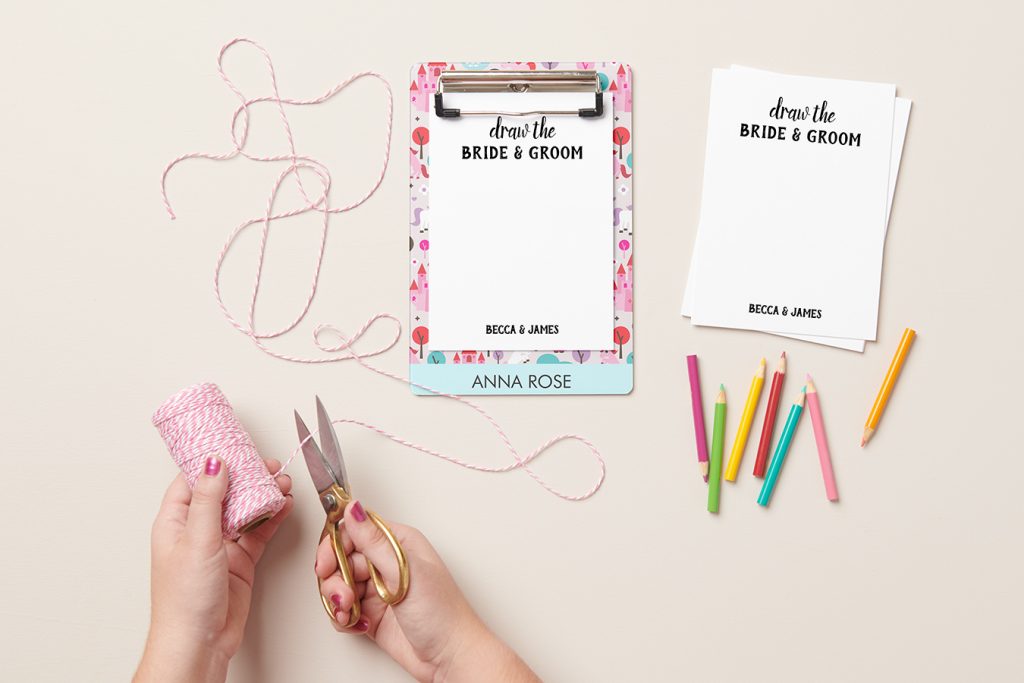 DIY Wedding Activity Kids Coloring Book - Step 2