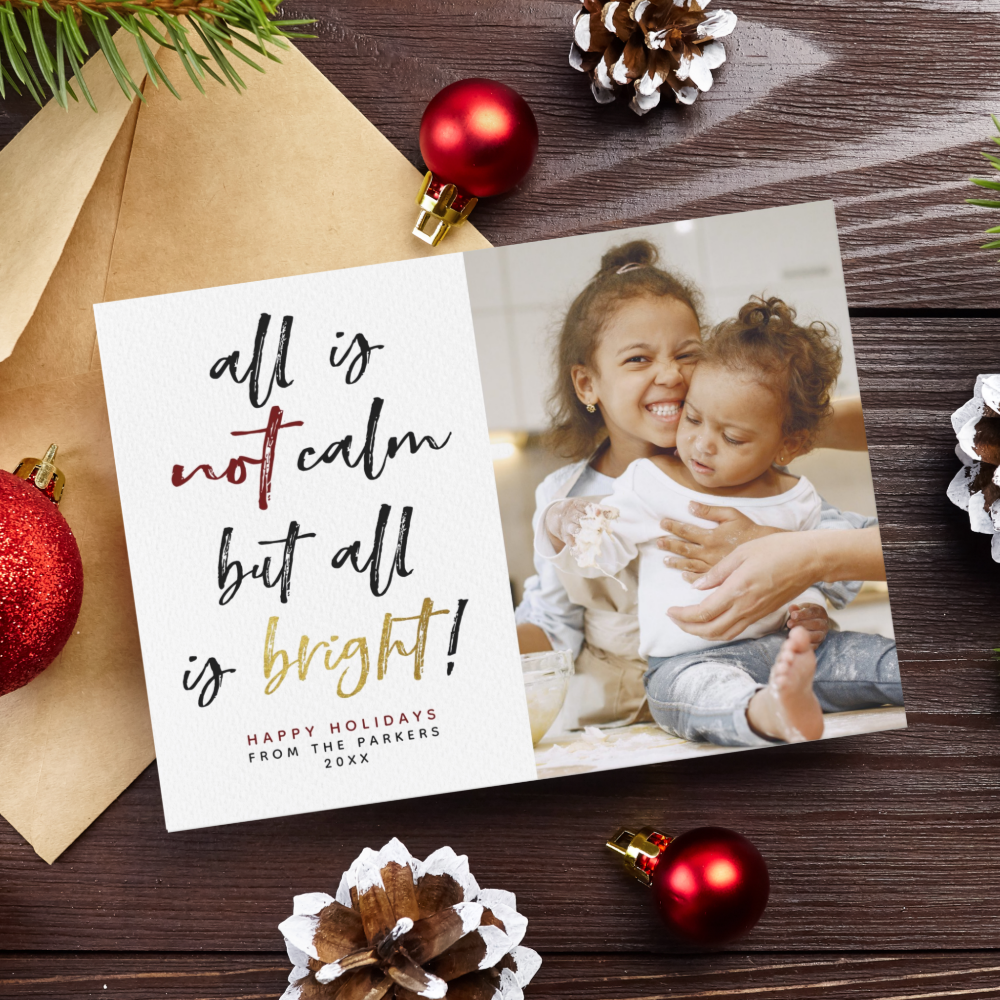 All is not calm but all is bright