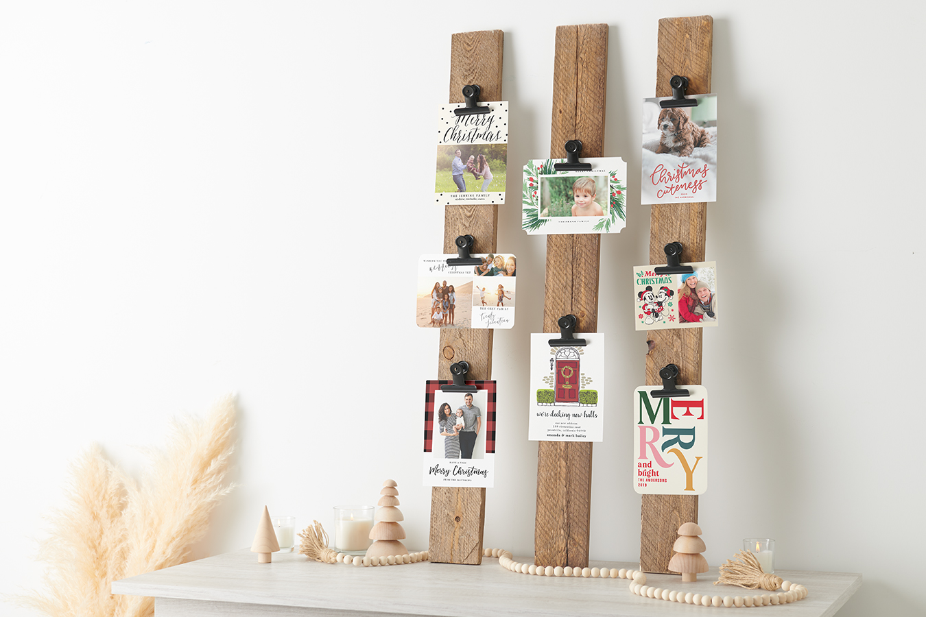 Diy Festive Christmas Card Holder Zazzle Ideas