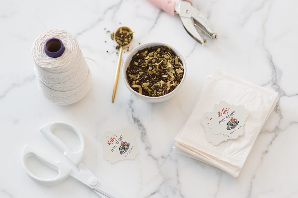 bridal shower tea bags