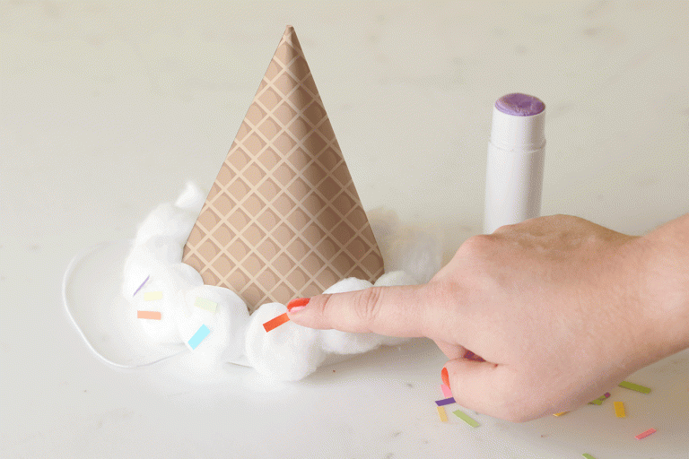 DIY Ice Cream Cone Party Hats Zazzle Ideas