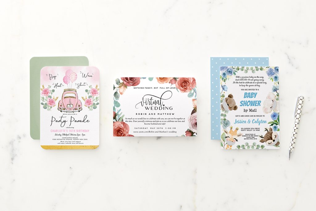 What to Include in a ‘COVID Conscious’ Invitation Zazzle Ideas