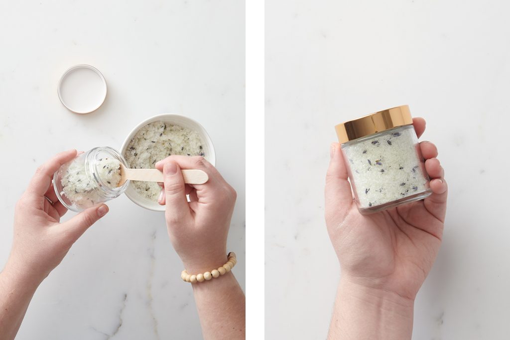 Mother's Day Salt Scrub Step 6