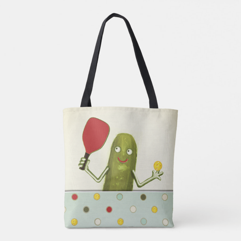 Pickleball Player Tote Bag
