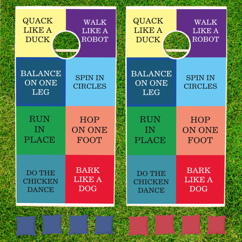 Fun Kids Action Funny Family Cornhole Set